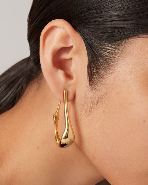 Jenny Bird Metallic Colette Hoop Earrings - Medium