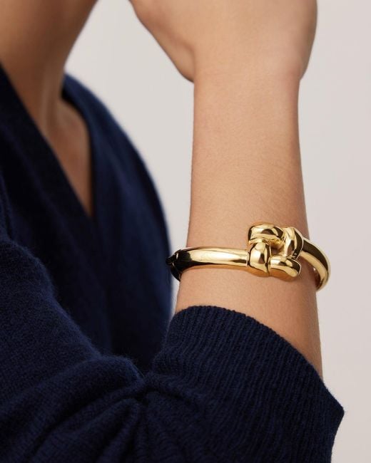 Jenny Bird White Woven Square Bangle