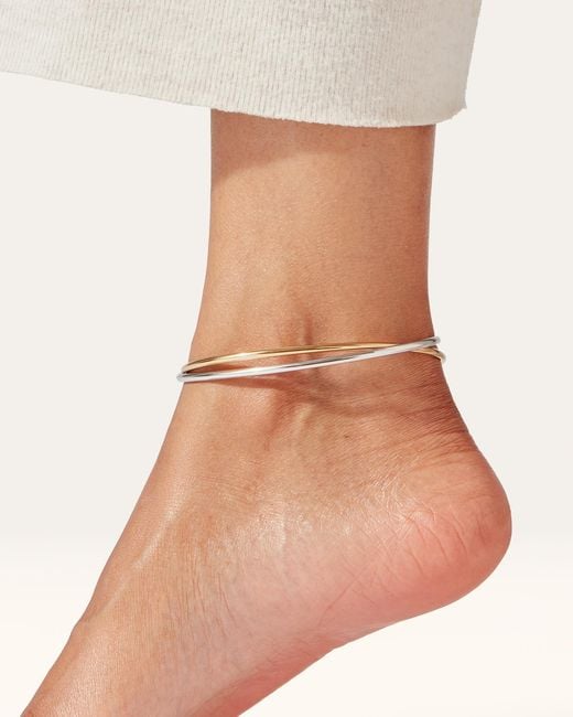 Jenny Bird Natural Dane Anklet Stack