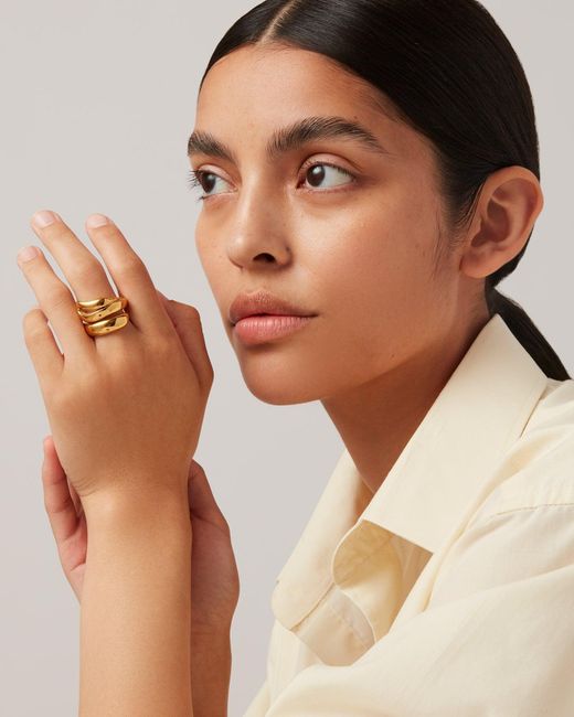 Jenny Bird Metallic Sées Ring