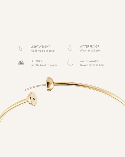 Jenny Bird Natural Icon Hoops - Small