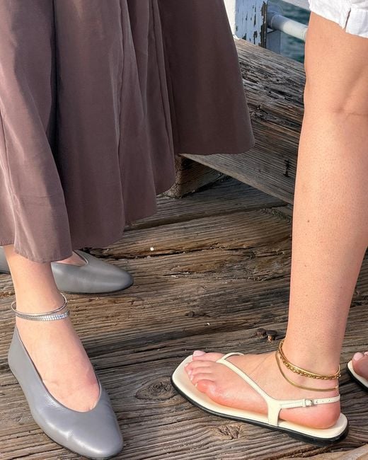 Jenny Bird Natural Textured Anklet Stack