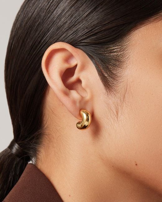 Jenny Bird Metallic Tome Hoops - Small