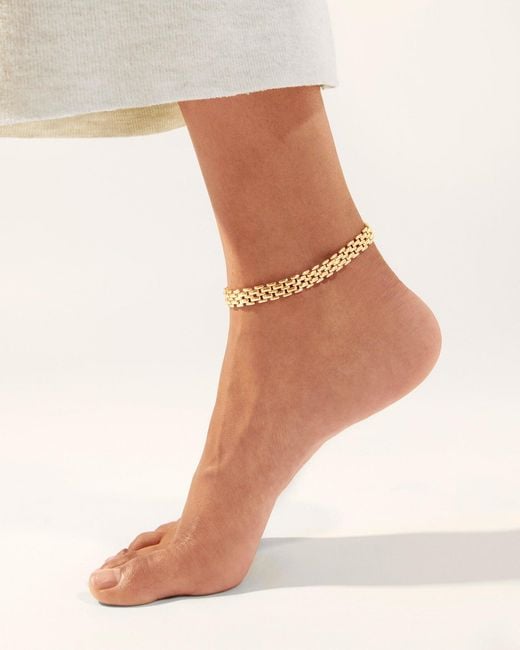 Jenny Bird Metallic Francis Anklet
