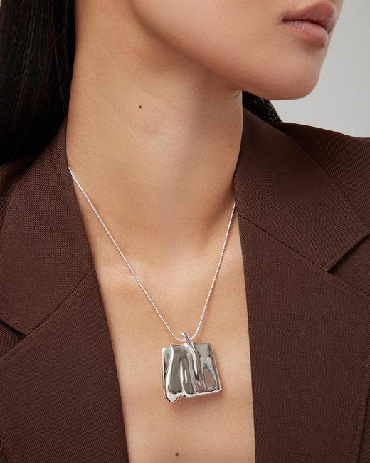 Jenny Bird White Large Sundra Pendant Necklace