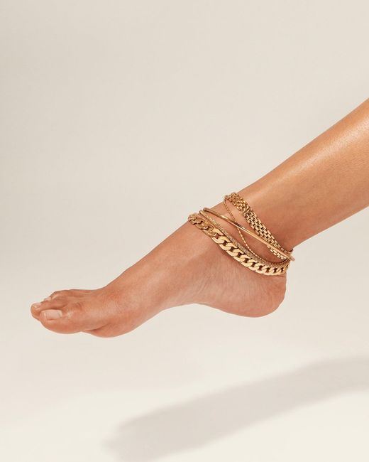 Jenny Bird Metallic Henry Anklet