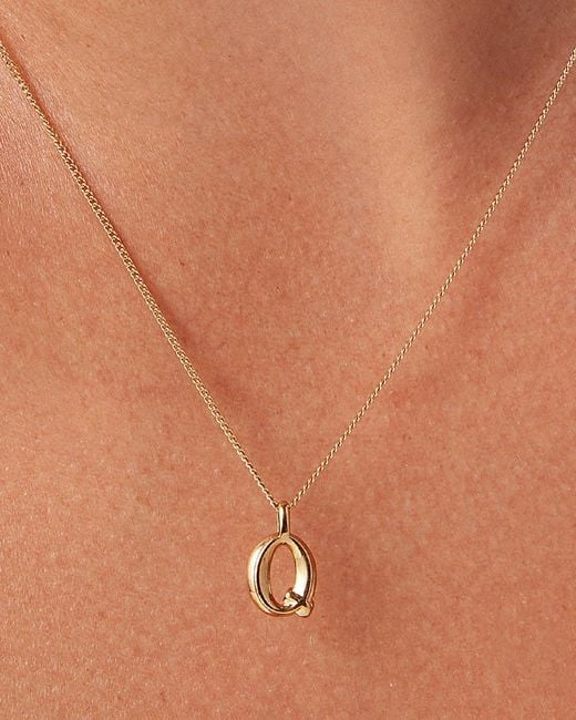 Jenny Bird Natural Monogram Necklace - Q