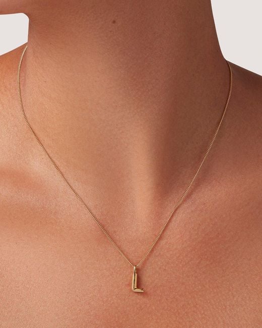 Jenny Bird Natural Monogram Necklace - L