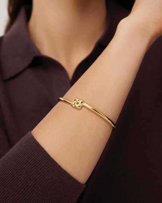Jenny Bird Natural Slim Woven Square Bangle