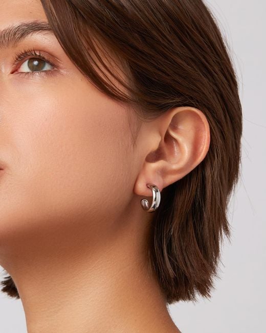 Jenny Bird Natural Staple Hoop Earrings - Small
