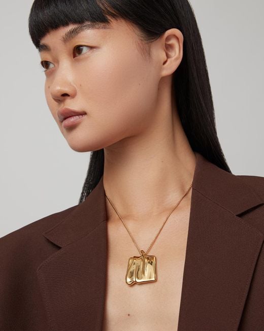 Jenny Bird White Large Sundra Pendant Necklace
