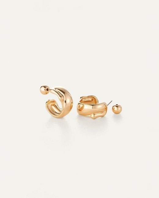 Jenny Bird Metallic Sées Hoop Earrings