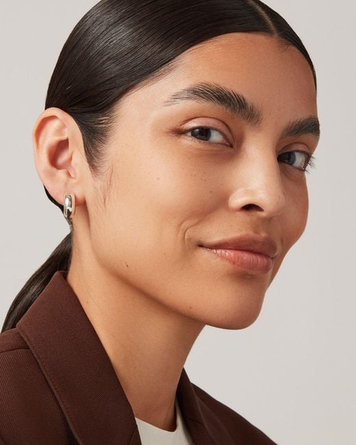 Jenny Bird White Tome Hoops - Small