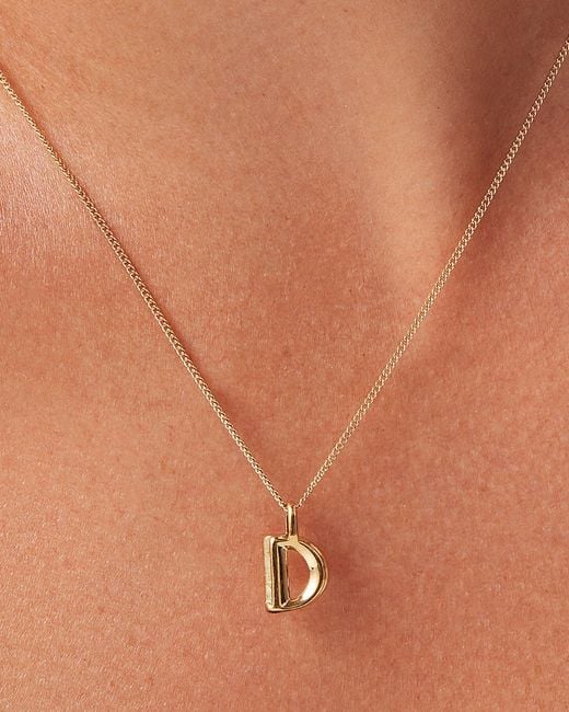 Jenny Bird Natural Monogram Necklace - D