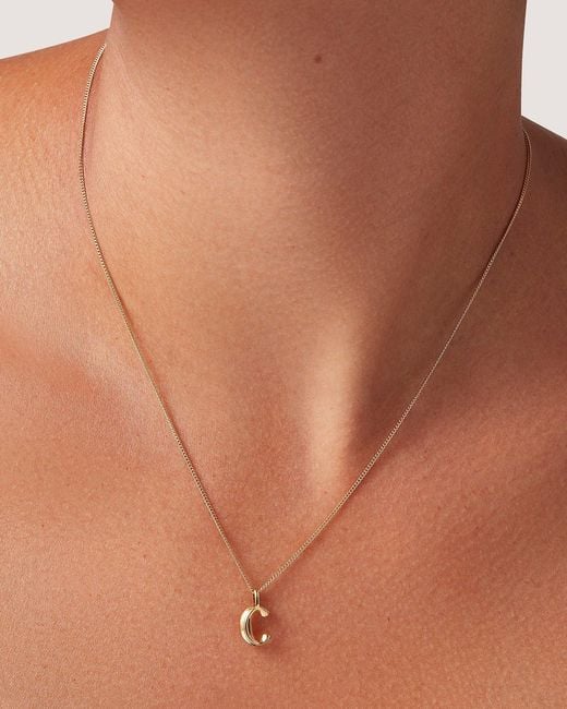 Jenny Bird Natural Monogram Necklace - C