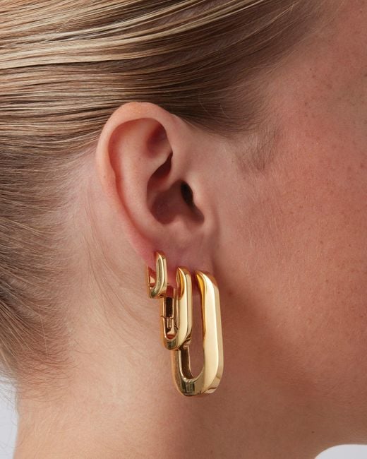 Jenny Bird Natural Mega U-link Earrings