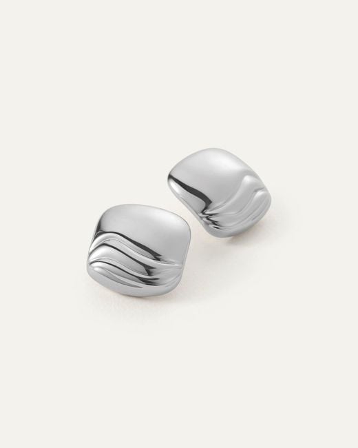 Jenny Bird White Rue Earrings