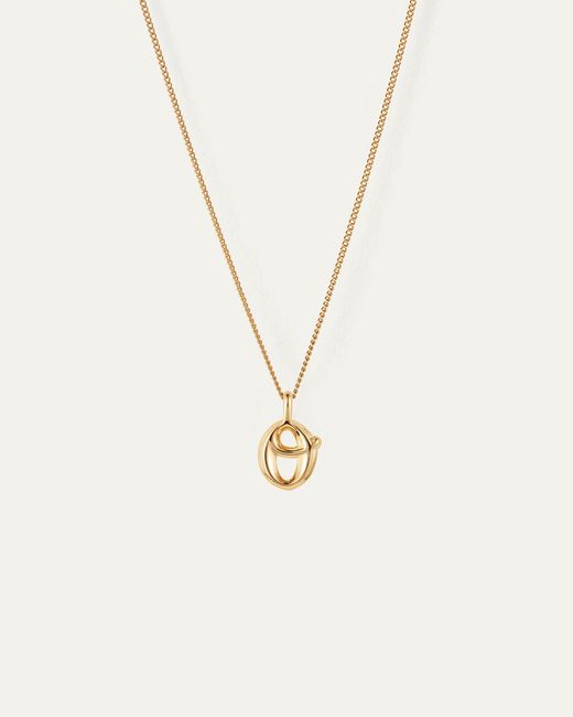 Jenny Bird Natural Monogram Necklace - O