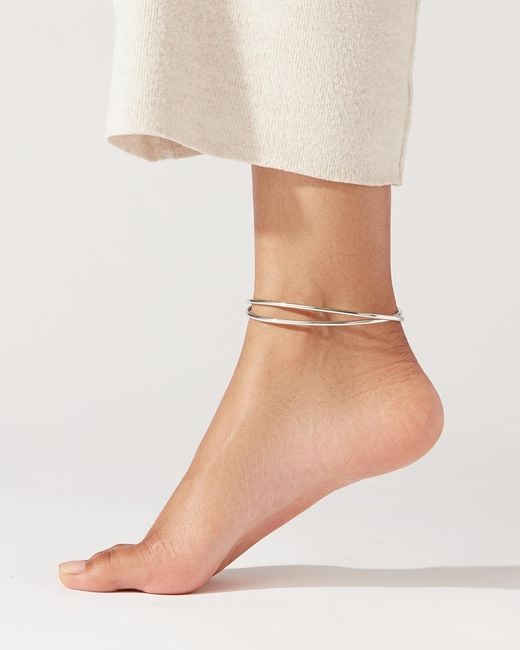Jenny Bird Natural The Dane Anklet Stack