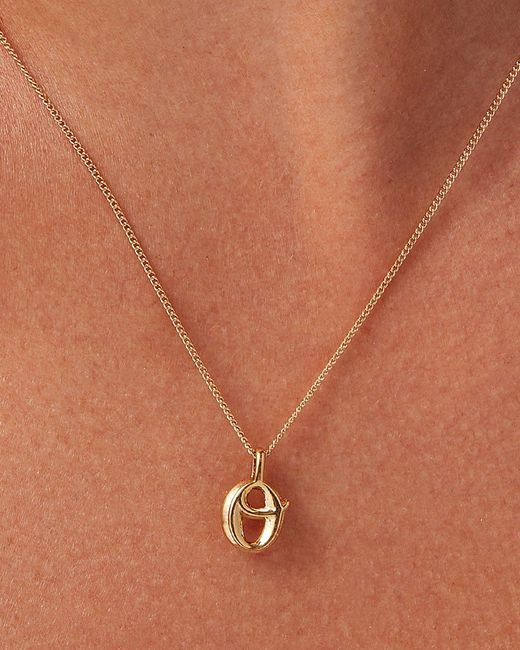 Jenny Bird Natural Monogram Necklace - O