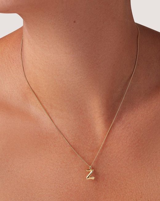 Jenny Bird Natural Monogram Necklace - Z