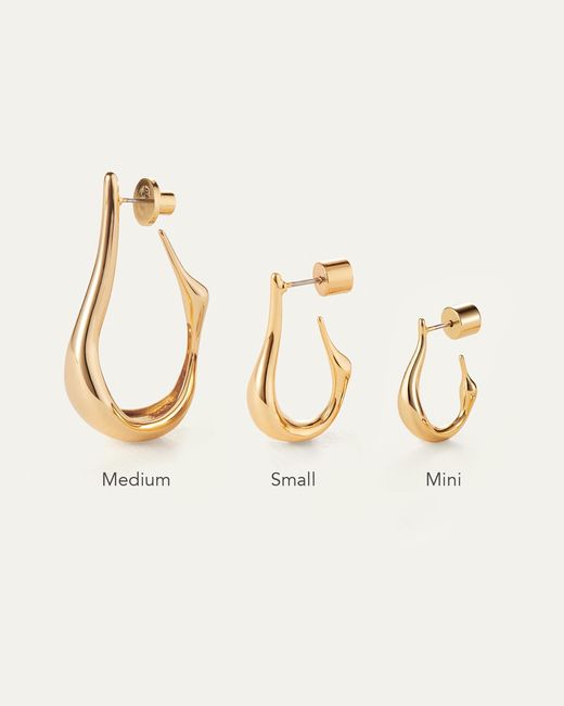 Jenny Bird Natural Mini Colette Hoop Earrings