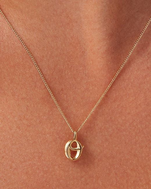 Jenny Bird Natural Monogram Necklace - O