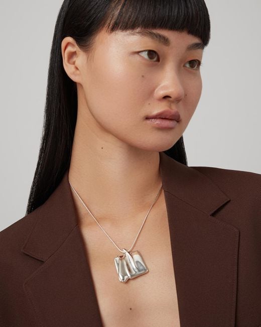 Jenny Bird White Large Sundra Pendant Necklace