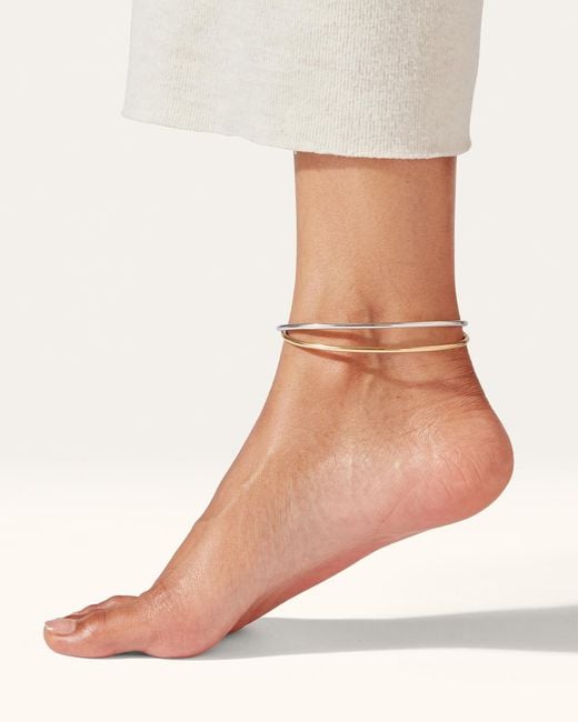 Jenny Bird Natural Dane Anklet Stack
