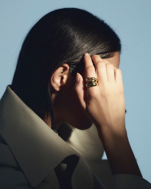 Jenny Bird Metallic Sées Ring