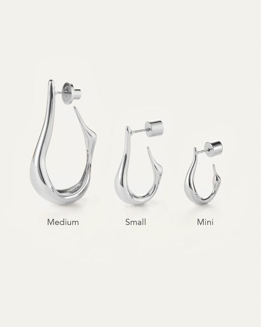 Jenny Bird Natural Mini Colette Hoop Earrings