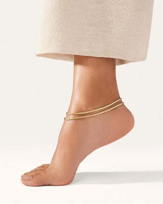 Jenny Bird Natural Double Amalfi Anklet