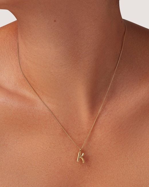 Jenny Bird Natural Monogram Necklace - K