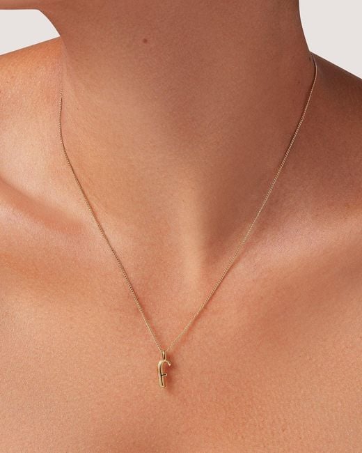 Jenny Bird Natural Monogram Necklace - F