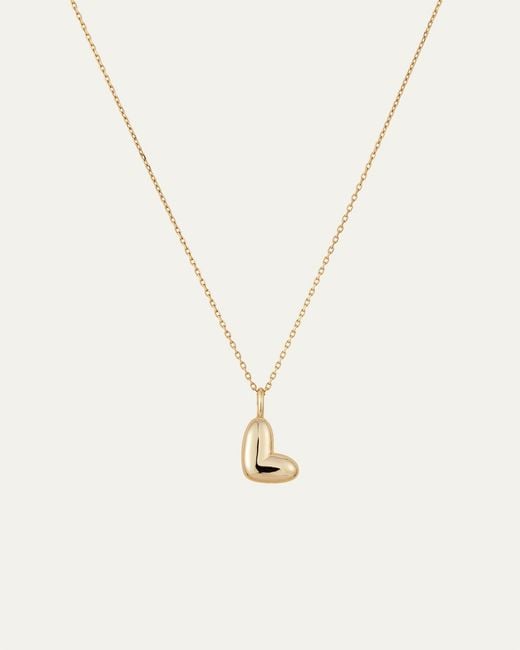 Jenny Bird Natural 14k Gold Bubble Letter Necklace - L