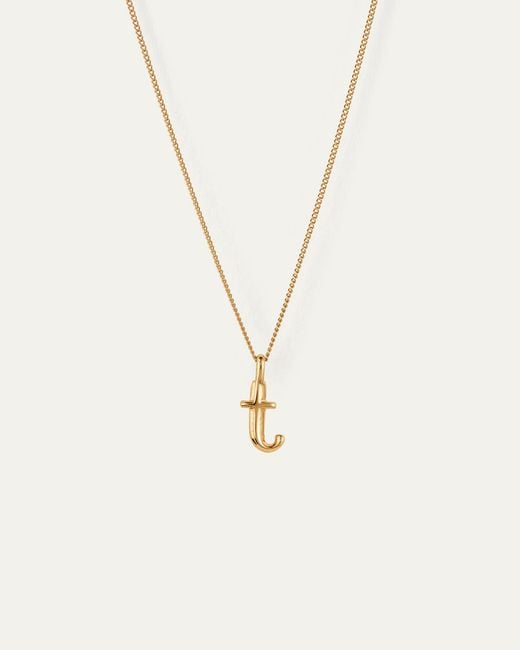 Jenny Bird Natural Monogram Necklace - T