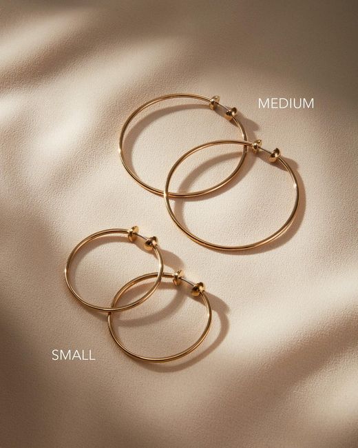 Jenny Bird Natural Icon Hoops - Small