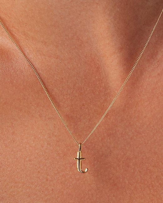 Jenny Bird Natural Monogram Necklace - T