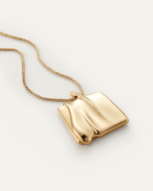 Jenny Bird White Large Sundra Pendant Necklace