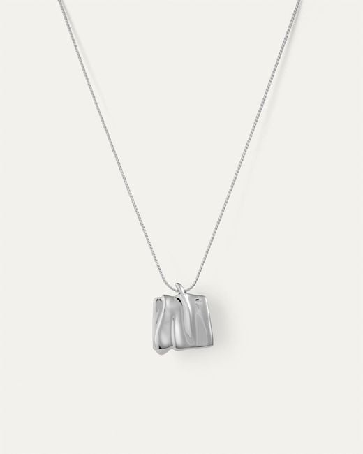 Jenny Bird White Large Sundra Pendant Necklace