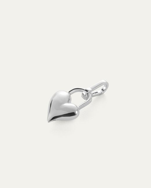 Jenny Bird Natural Padlock Heart Charm