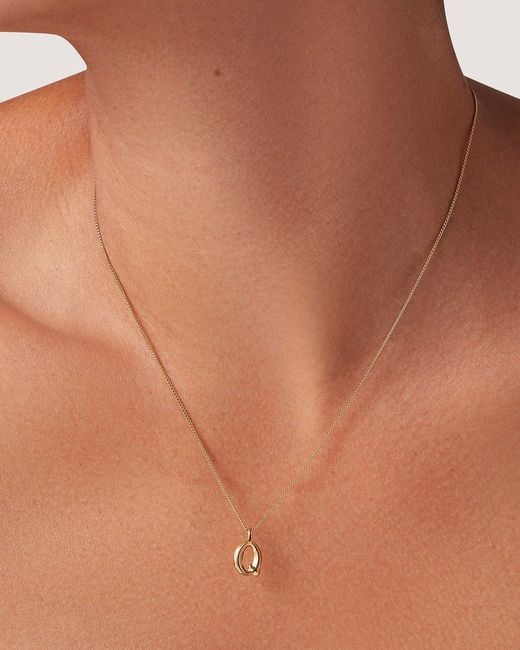 Jenny Bird Natural Monogram Necklace - Q