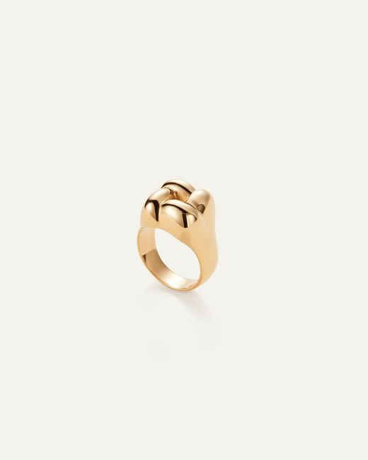 Jenny Bird White Woven Square Ring