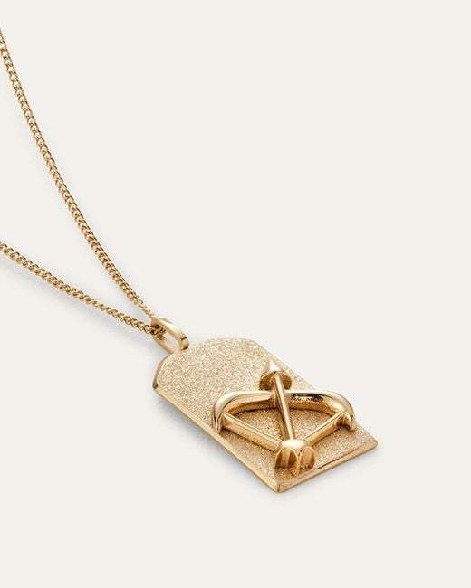 Jenny Bird Metallic The Sagittarius Zodiac Pendant Necklace