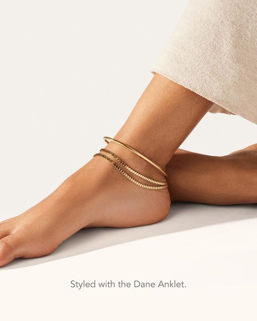 Jenny Bird Natural Double Amalfi Anklet