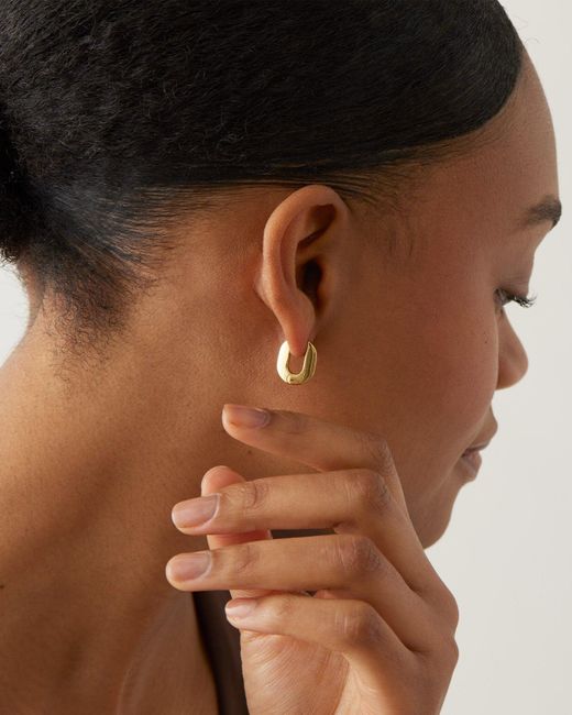 Jenny Bird Natural Teeni Toni Huggie Earrings