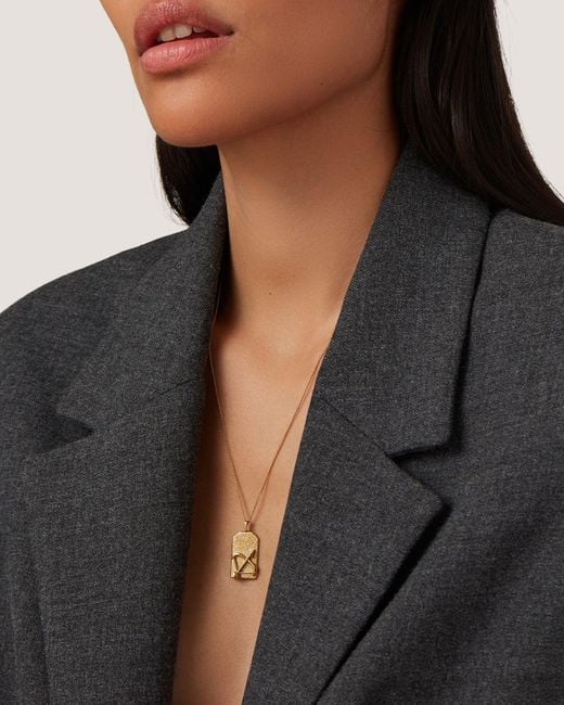Jenny Bird Metallic The Sagittarius Zodiac Pendant Necklace