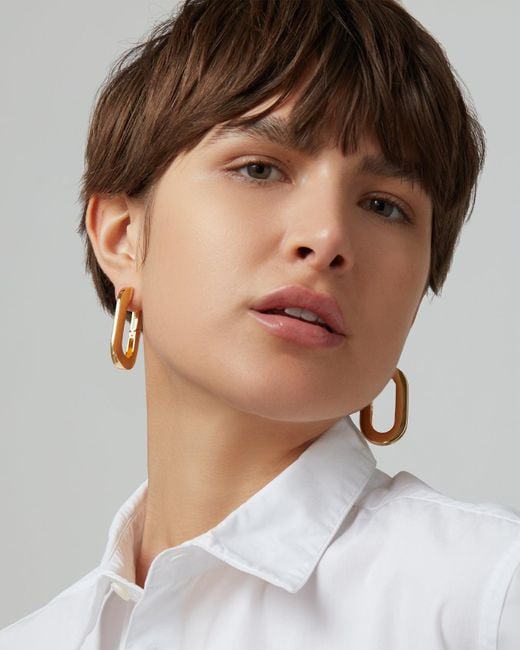 Jenny Bird Natural Mega U-link Earrings