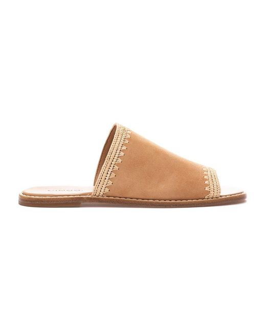 Vince Padmore Sandal Roasted Cashew Suede in Tan (Brown) - Lyst