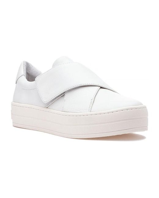 J/Slides Harper Sneaker White Leather